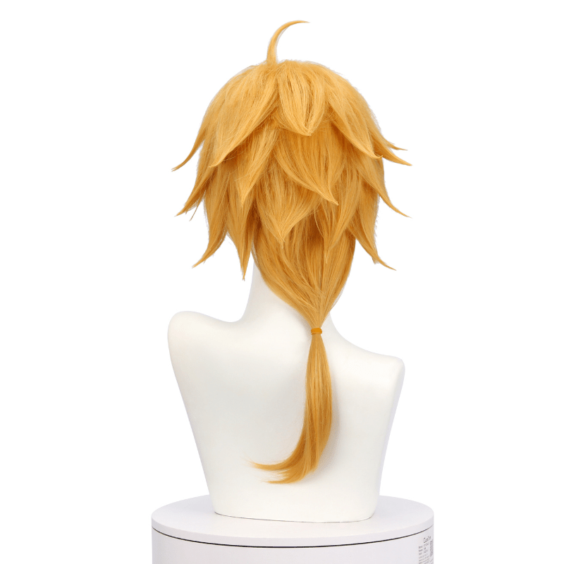 Genshin Impact Toma Yellow Short Cosplay Wig - lemailwigs