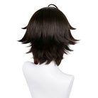 Genshin Impact Xiao Black Mixed Dark Red Cosplay Wig - lemailwigs