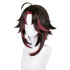 Genshin Impact Xiao Black Mixed Dark Red Cosplay Wig - lemailwigs