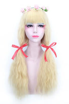 Girls Fashion Long Synthetic Waved Fluffy Wigs - lemailwigs