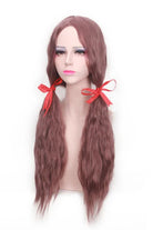 Girls Fashion Long Synthetic Waved Fluffy Wigs - lemailwigs