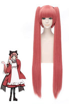 Gugure! Kokkuri - san Tama Watermelon Red Anime Cosplay Hair Wig - lemailwigs
