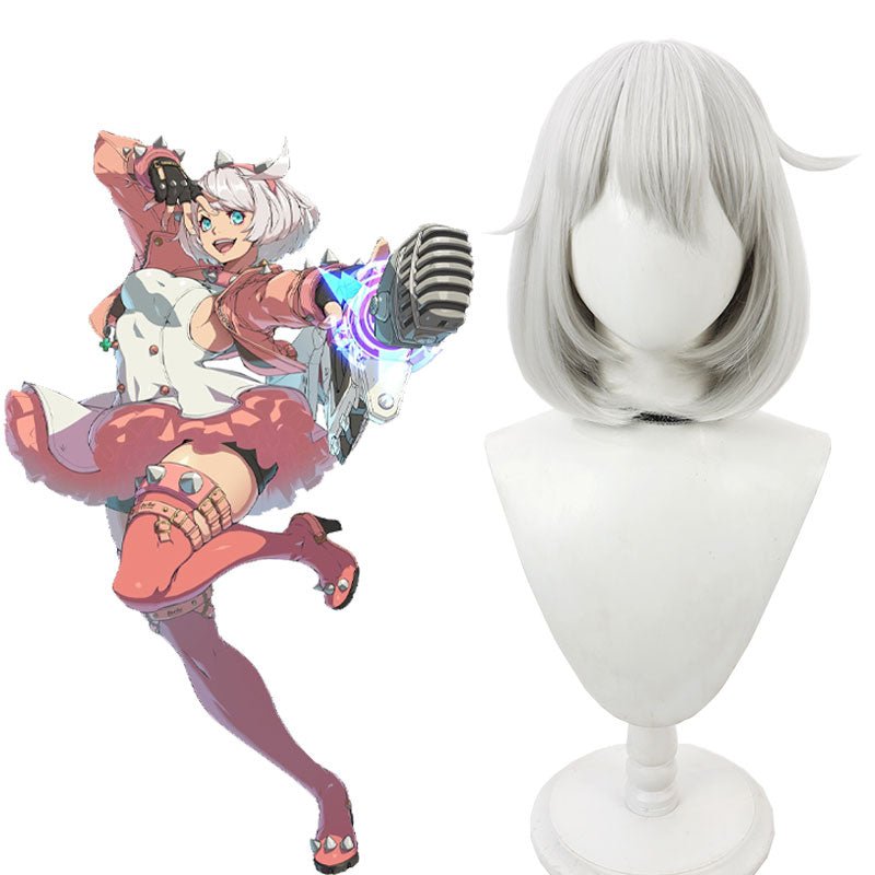 Guilty Gear Elphelt Valentine Silver Cosplay Wig – lemailwigs