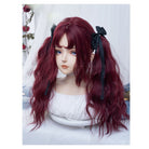 Halloween Claret Witch long Curly Red Cosplay Wigs - lemailwigs