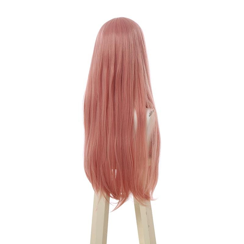 Halloween Long Pink Lolita Wigs 73cm Straight Woman Hair Cute Cosplay Wigs - lemailwigs