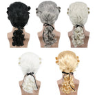 Halloween Men Long Curly Judge Wigs Evening Party Cosplay Wigs - lemailwigs