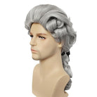 Halloween Men Long Curly Judge Wigs Evening Party Cosplay Wigs - lemailwigs