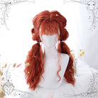 Harajuku Orange Red Curly Lolita Wig - lemailwigs