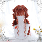 Harajuku Orange Red Curly Lolita Wig - lemailwigs