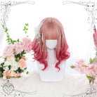 Harajuku Short Curly Pink Gradient Lolita Wig - lemailwigs