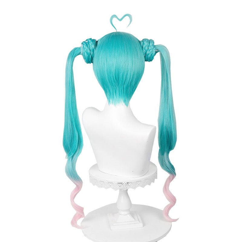 Hatsune Miku Blue Gradient Pink Cosplay Wigs - lemailwigs