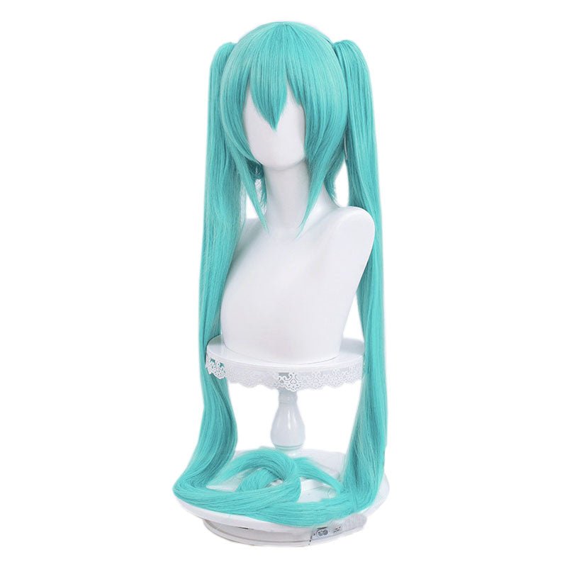 Hatsune Miku Long Blue Cosplay Wigs - A - lemailwigs