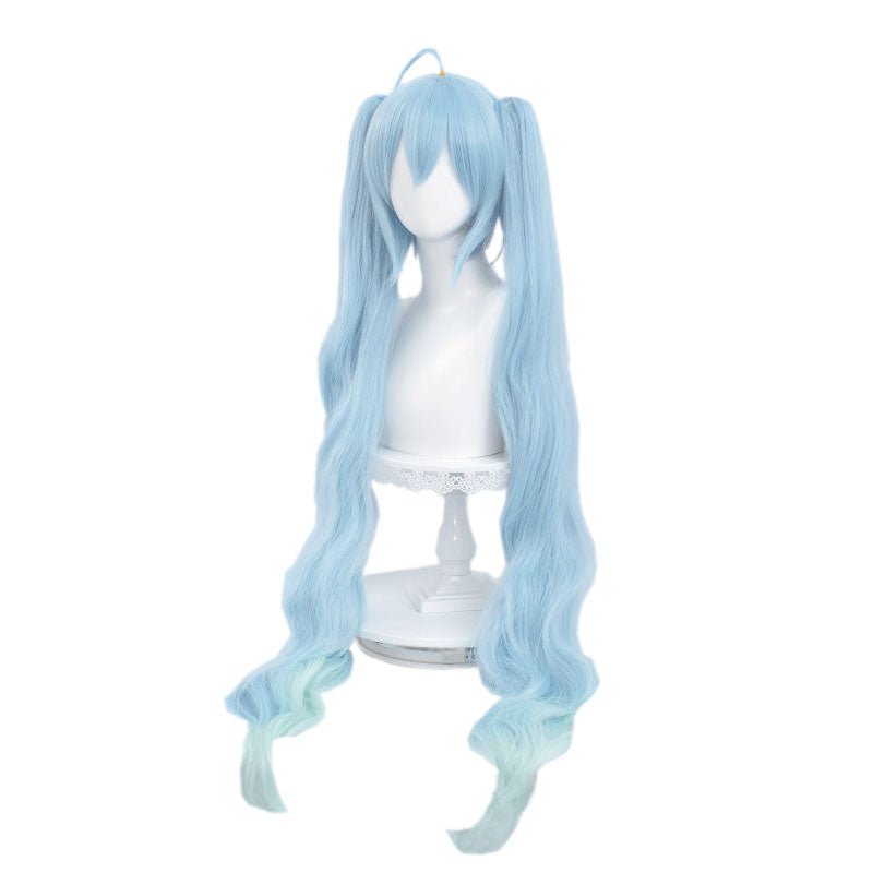 Hatsune Miku Long Blue Cosplay Wigs - C - lemailwigs