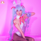 Hatsune Miku Long Blue Cosplay Wigs - C - lemailwigs