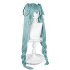 Hatsune Miku Long Light Green Double Tail Cosplay Wig - lemailwigs