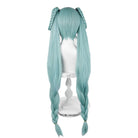 Hatsune Miku Long Light Green Double Tail Cosplay Wig - lemailwigs
