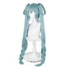 Hatsune Miku Long Light Green Double Tail Cosplay Wig - lemailwigs