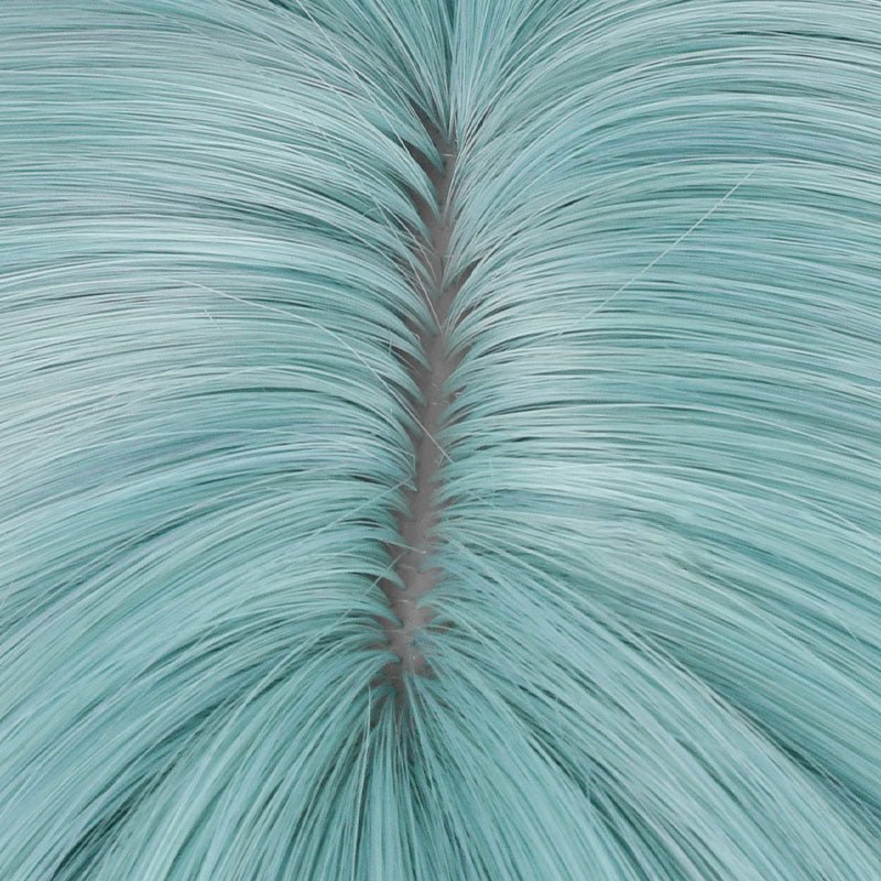 Hatsune Miku Long Light Green Double Tail Cosplay Wig - lemailwigs