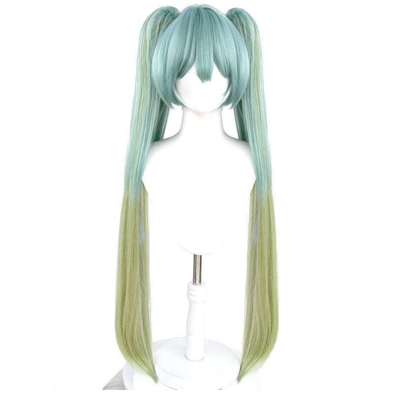 Hatsune miku Matcha Green Tea Parfait Halloween Cosplay Wigs - lemailwigs