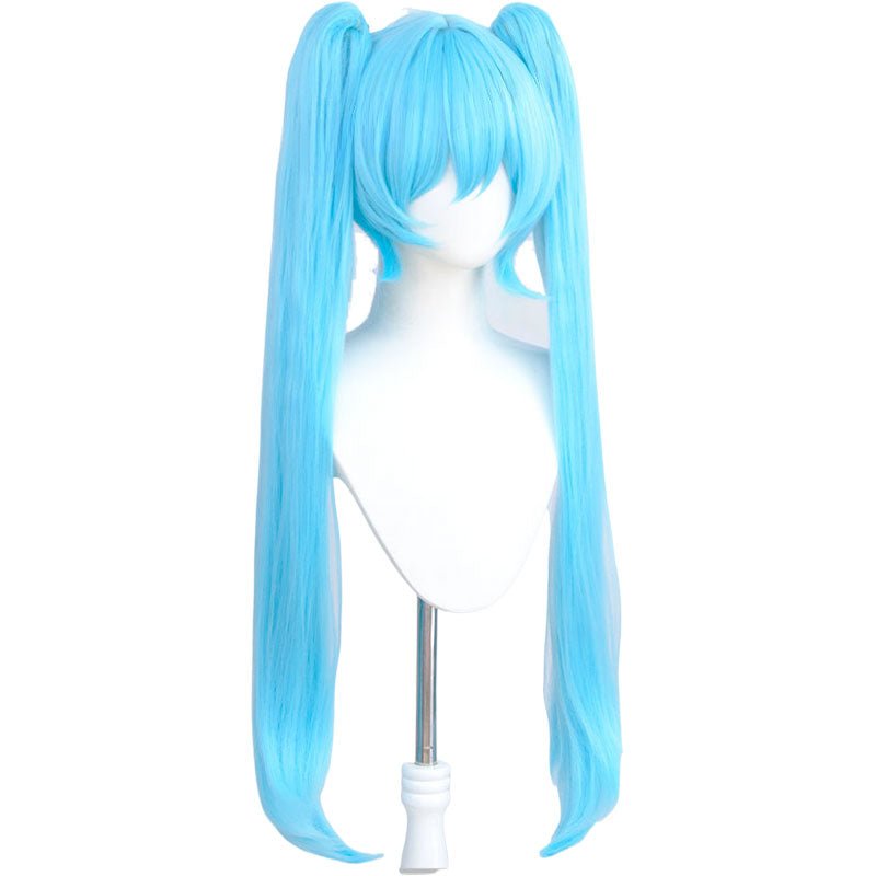Hatsune Miku Mesmerizer Blue Halloween Cosplay Costume And Long Wig Kit - lemailwigs