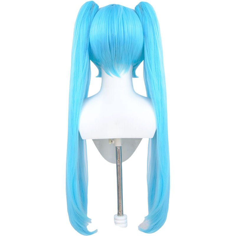 Hatsune Miku Mesmerizer Blue Halloween Cosplay Costume And Long Wig Kit - lemailwigs