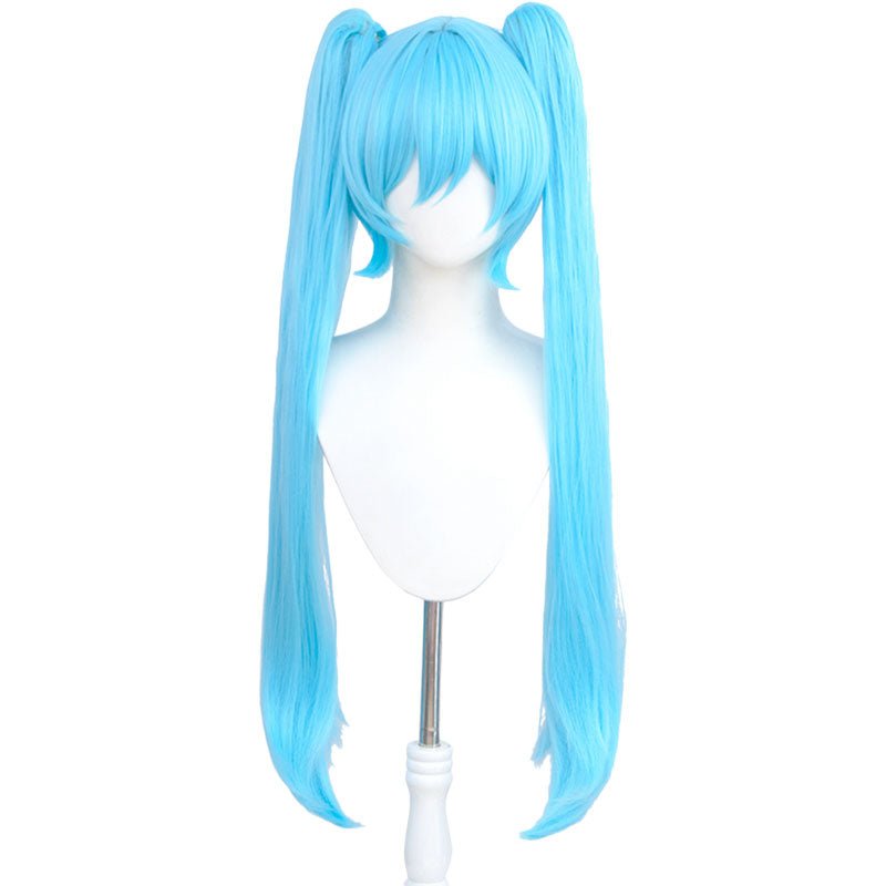 Hatsune Miku Mesmerizer Blue Halloween Cosplay Costume And Long Wig Kit - lemailwigs