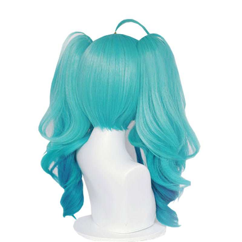 Hatsune Miku Vocaloid Miku Light Blue Double ponytail Cosplay wigs - lemailwigs