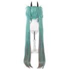Hatsune Miku x Rascal Green Mixed Brown Cosplay Wig - lemailwigs