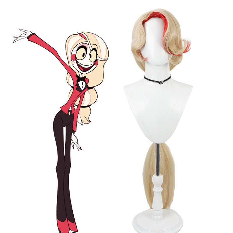 Hazbin Hotel Charlie Momningstar Cosplay Wig - lemailwigs