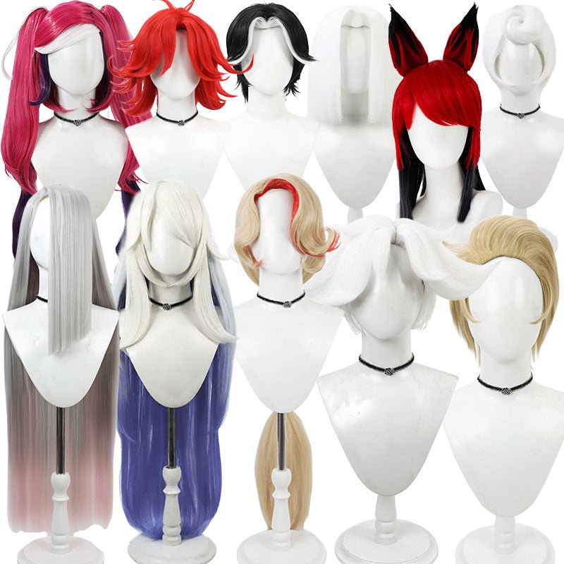 Hazbin Hotel Charlie Vaggie Alastor Cosplay Wigs - lemailwigs