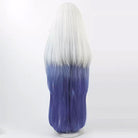 Hazbin Hotel Emily Blue mixed White Cosplay Wig - lemailwigs