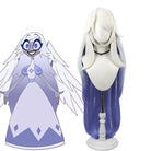 Hazbin Hotel Emily Blue mixed White Cosplay Wig - lemailwigs