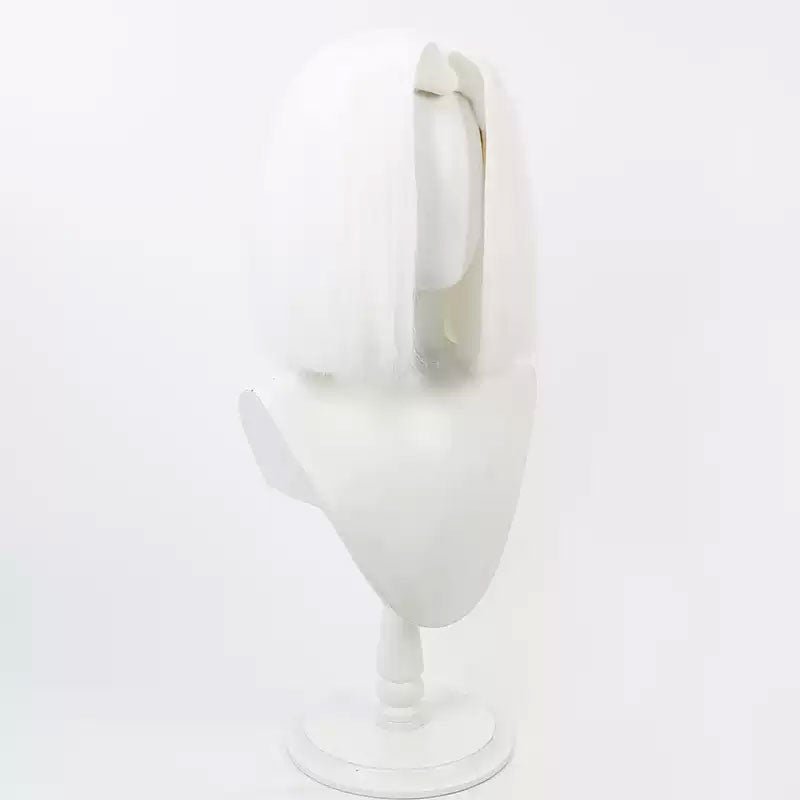 Hazbin Hotel Lute White Cosplay Wig - lemailwigs