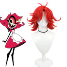Hazbin Hotel Niffty Red Short Cosplay Wig - lemailwigs