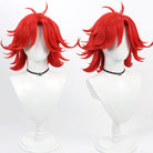 Hazbin Hotel Niffty Red Short Cosplay Wig - lemailwigs
