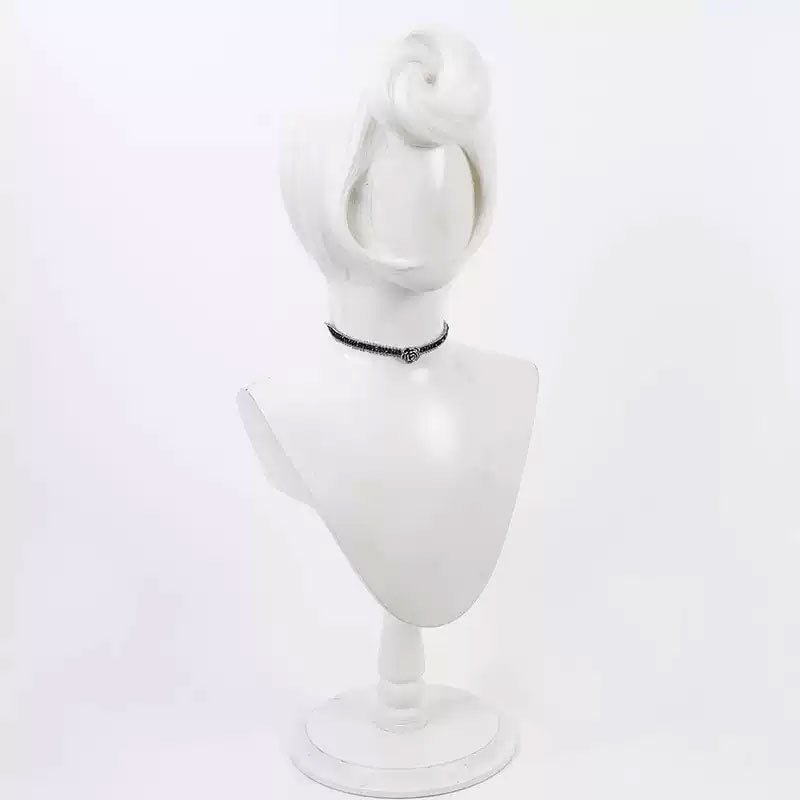 Hazbin Hotel Rosie White Cosplay Wig - lemailwigs