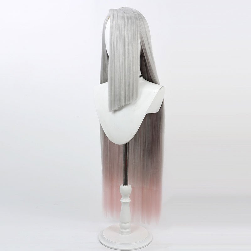 Hazbin Hotel Vaggie White Long Cosplay Wigs - lemailwigs