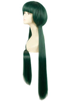 HITMAN REBORN! Yuni Uni Long Straight Synthetic Hair Dark Green Anime Cosplay Wigs - lemailwigs