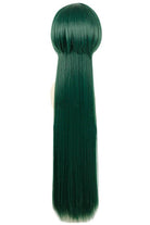 HITMAN REBORN! Yuni Uni Long Straight Synthetic Hair Dark Green Anime Cosplay Wigs - lemailwigs