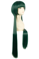 HITMAN REBORN! Yuni Uni Long Straight Synthetic Hair Dark Green Anime Cosplay Wigs - lemailwigs