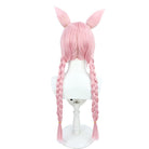 Hololive Hakui Koyori Pink Double Braid Cosplay Wig - lemailwigs