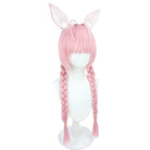Hololive Hakui Koyori Pink Double Braid Cosplay Wig - lemailwigs