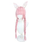 Hololive Hakui Koyori Pink Double Braid Cosplay Wig - lemailwigs