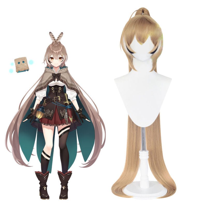 Hololive Nanashi Mumei Virtual Anchor High Ponytail Cosplay Wigs - lemailwigs