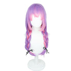 Hololive Vtuber Tokoyami Towa Purple Mixed Pink Cosplay Wig - lemailwigs