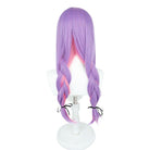 Hololive Vtuber Tokoyami Towa Purple Mixed Pink Cosplay Wig - lemailwigs