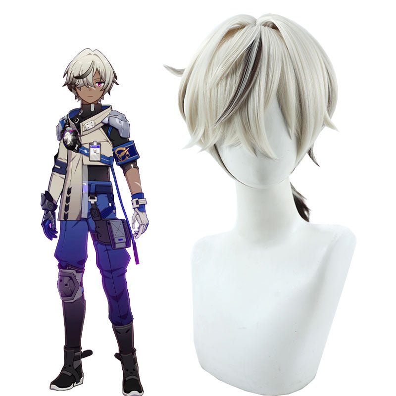 Honkai: Star Rail Arlan Short Gradient Cosplay Wig - lemailwigs