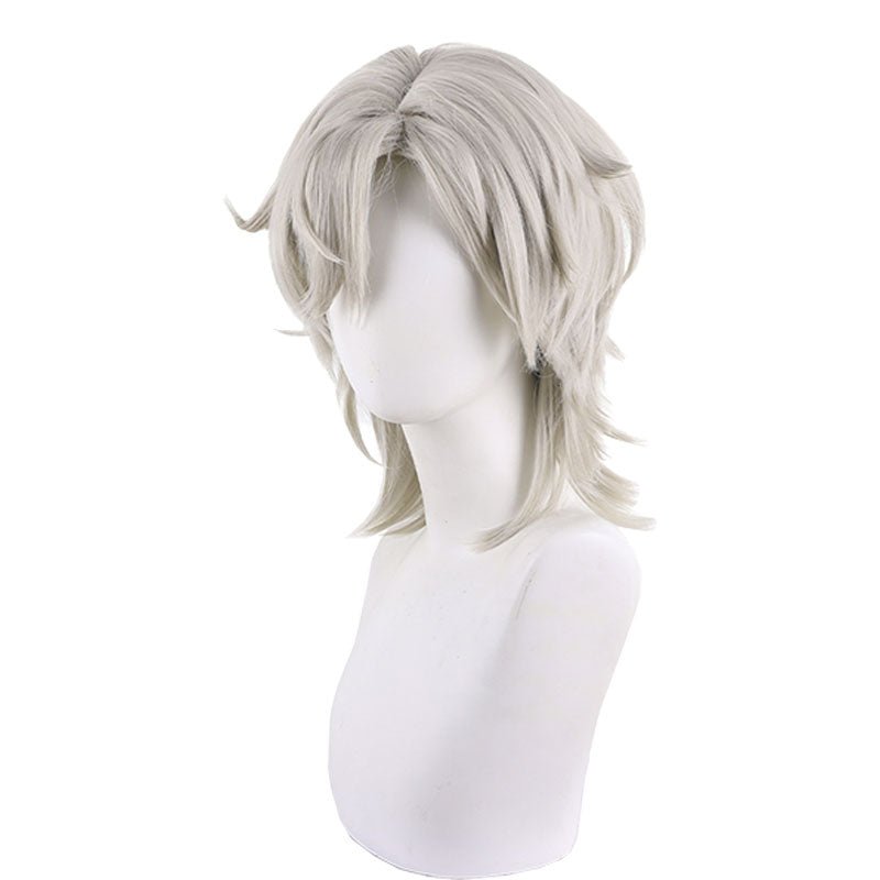Honkai: Star Rail Aventurine Light White Cosplay Wig - lemailwigs