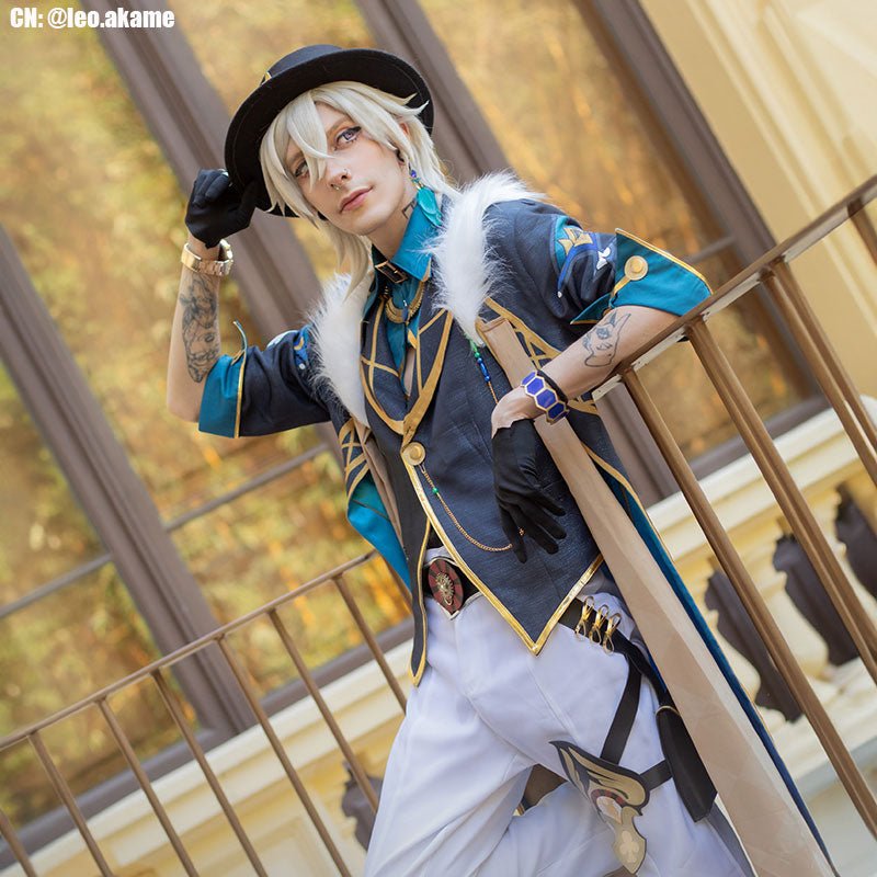 Honkai: Star Rail Aventurine Light White Cosplay Wig - lemailwigs