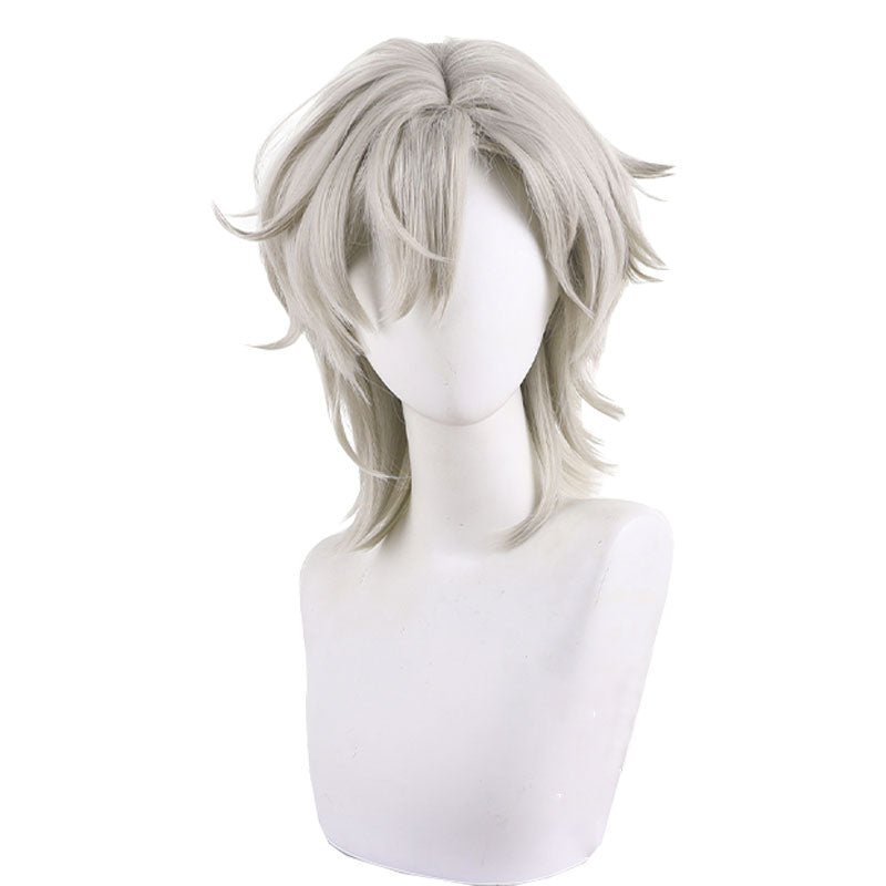 Honkai: Star Rail Aventurine Light White Cosplay Wig - lemailwigs